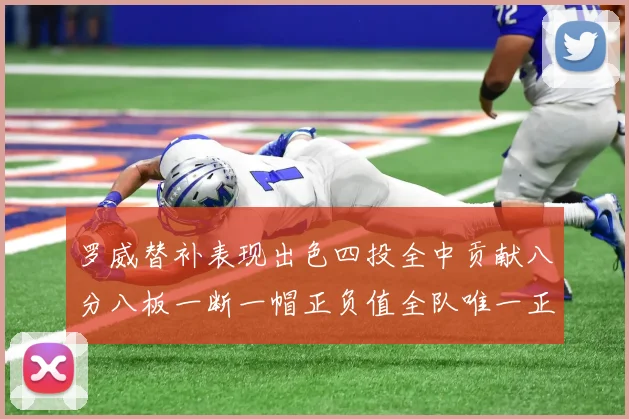 罗威替补表现出色四投全中贡献八分八板一断一帽正负值全队唯一正值